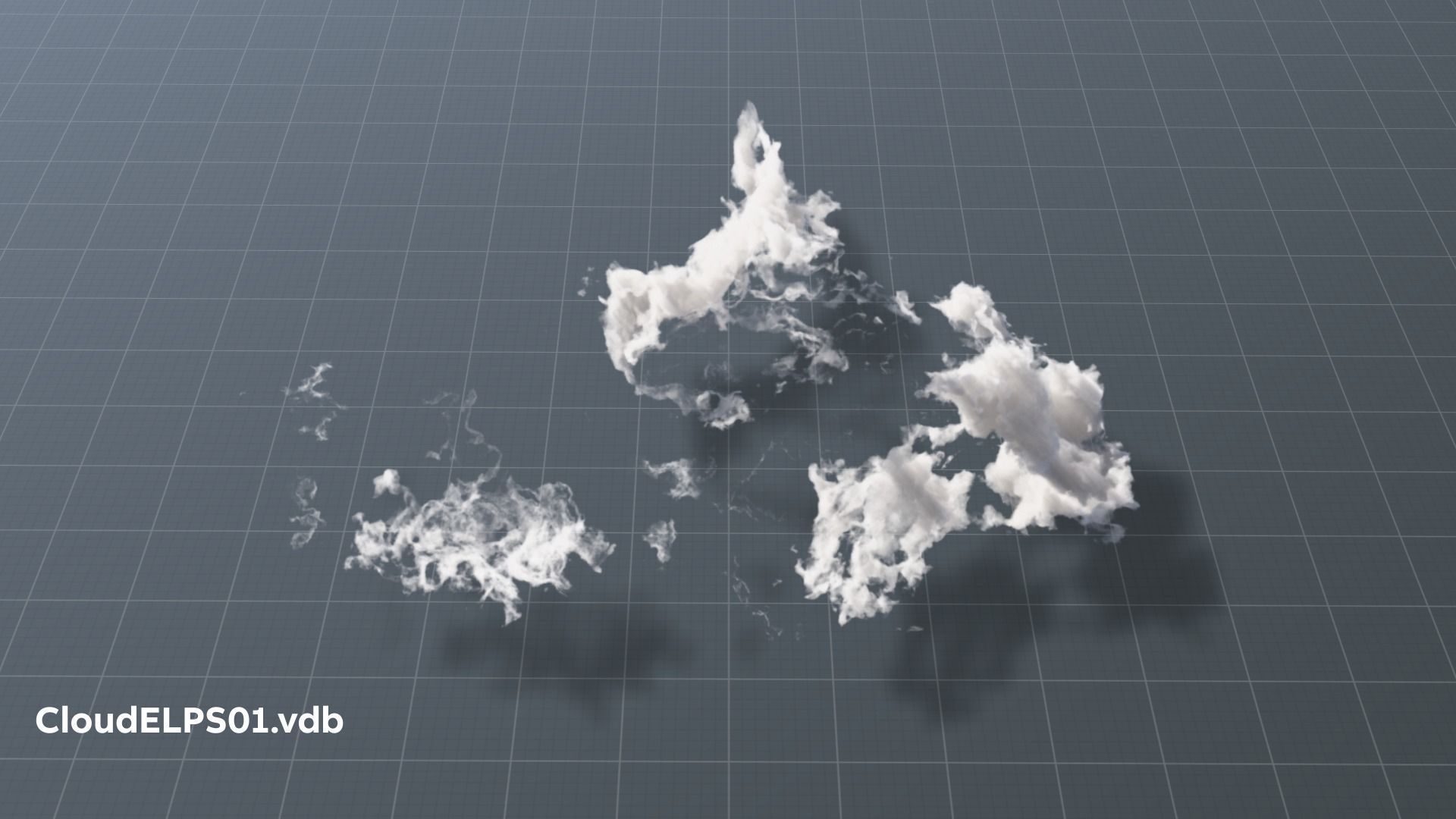 Volumetric clouds set  40 vdb files for render in vray corona 3D model_1