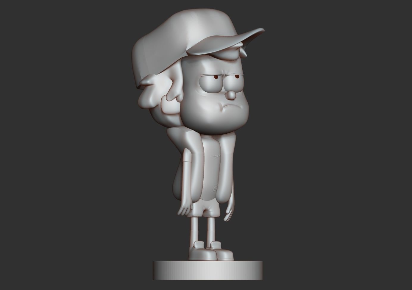Dipper Gravity Falls 3D print model_8