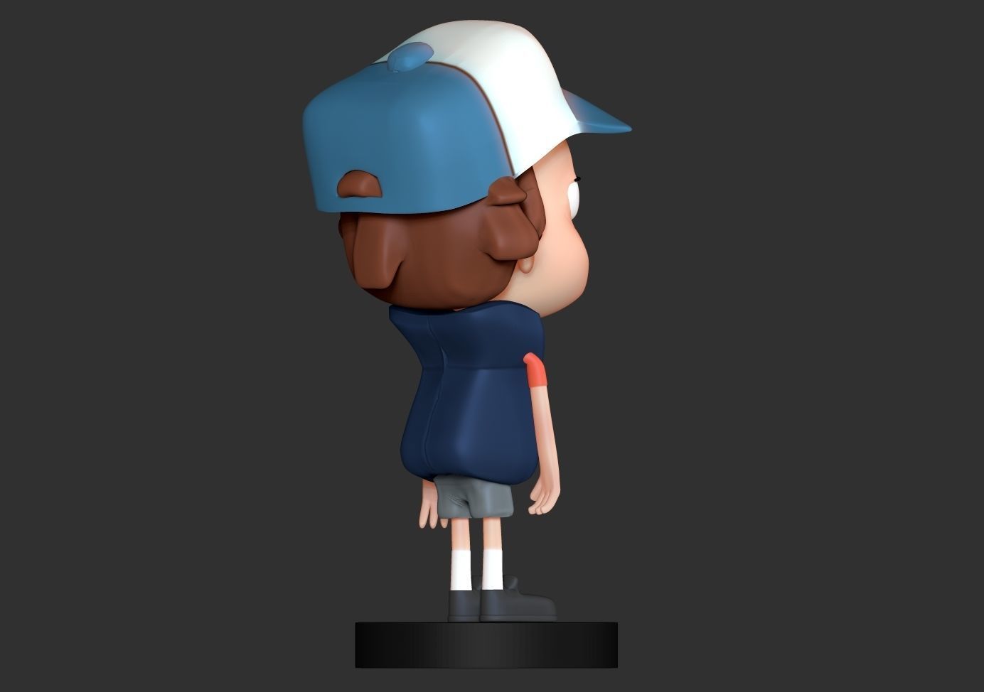 Dipper Gravity Falls 3D print model_11