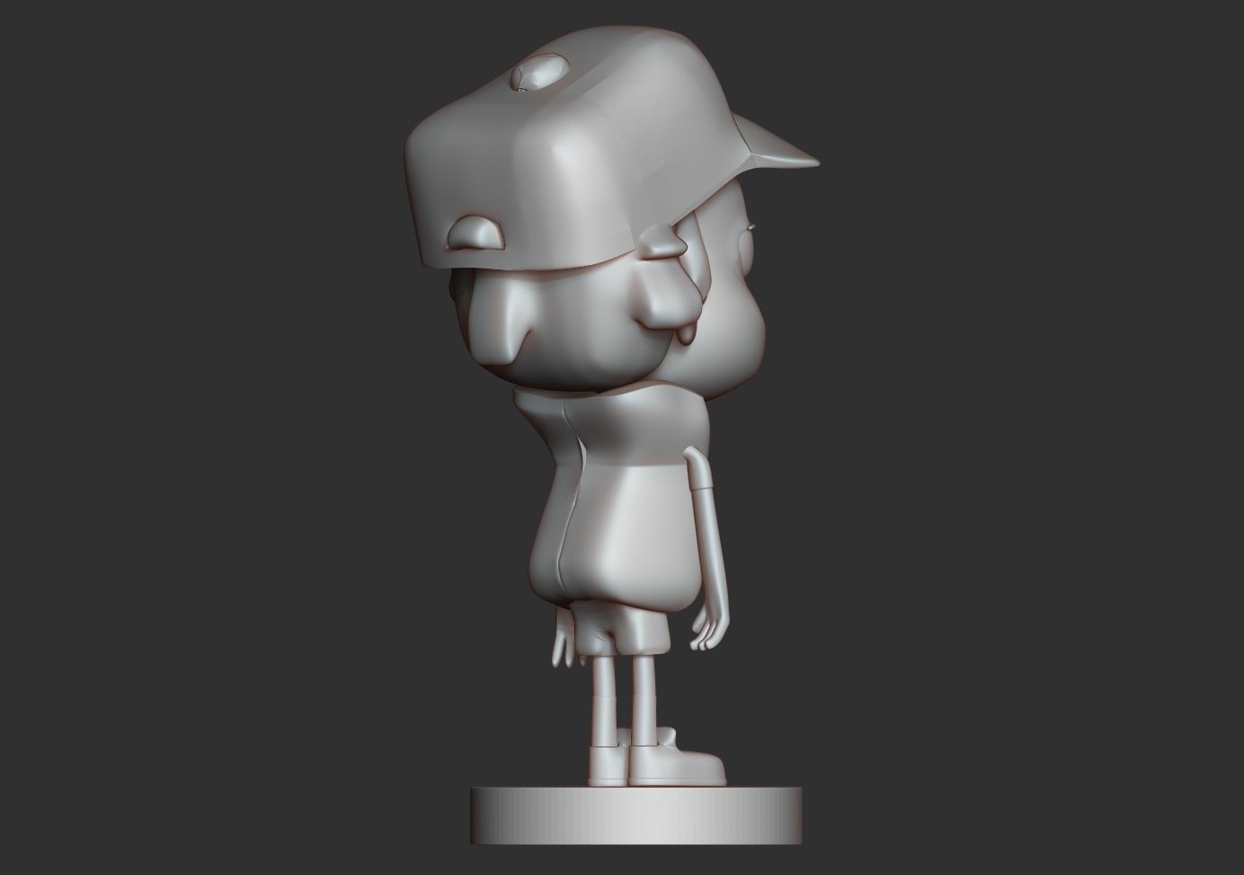 Dipper Gravity Falls 3D print model_12