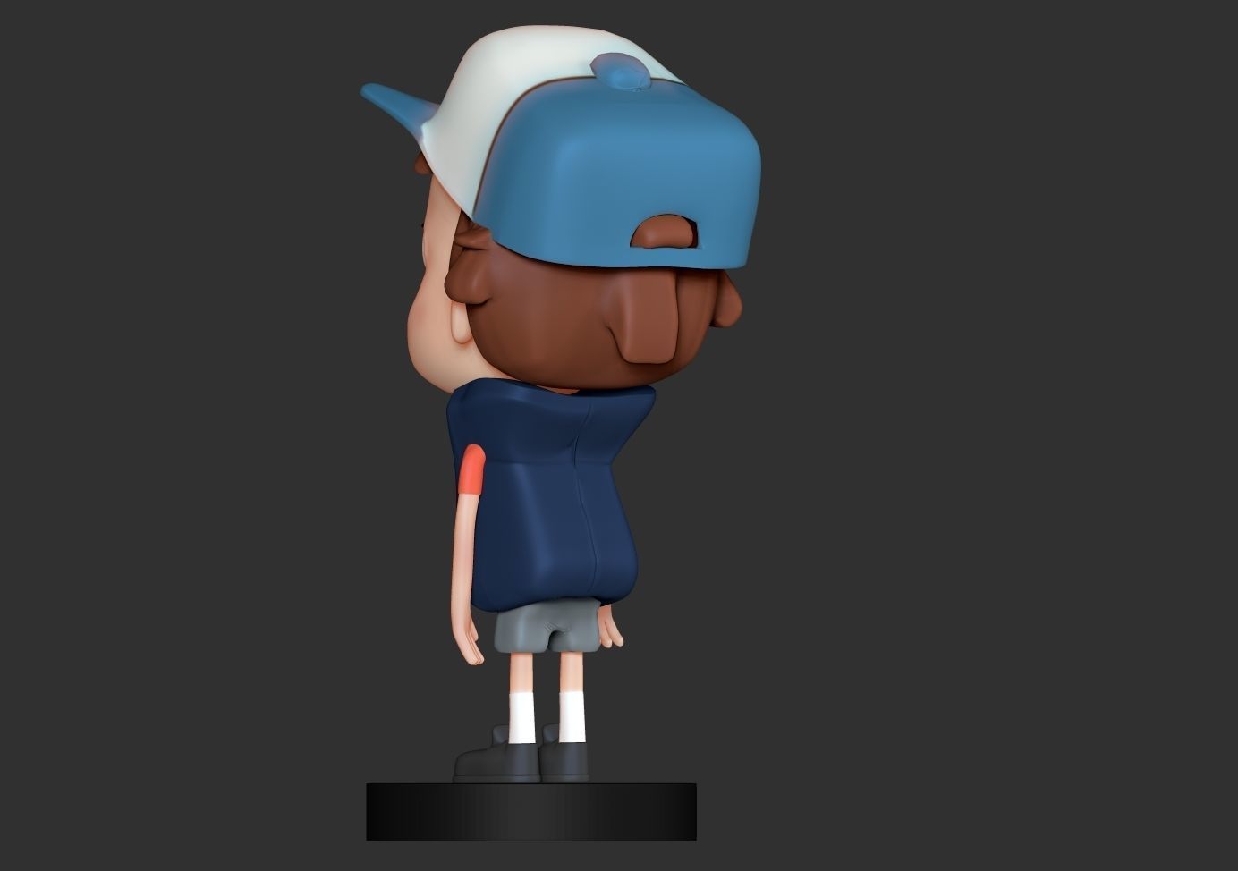 Dipper Gravity Falls 3D print model_5