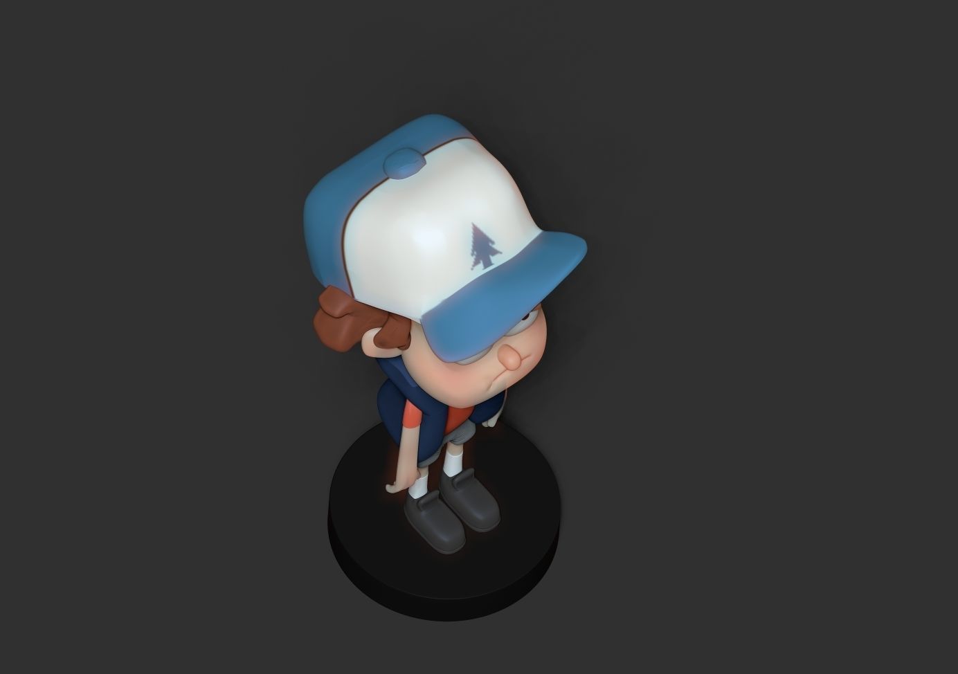Dipper Gravity Falls 3D print model_13