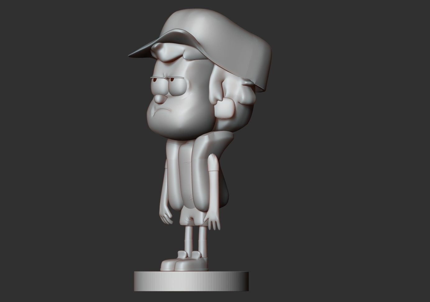 Dipper Gravity Falls 3D print model_10
