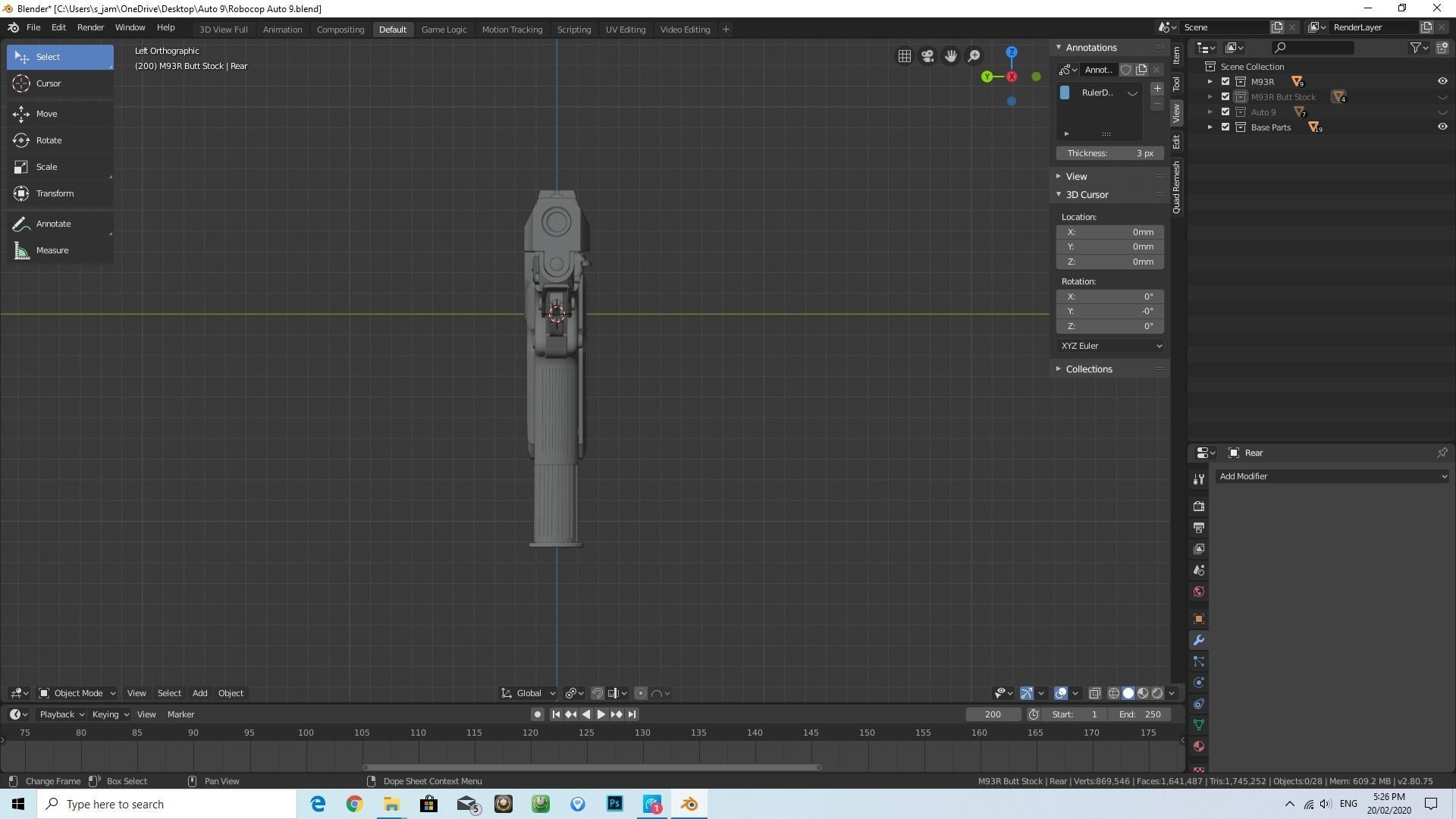 M93R and Auto 9 Accessories Pack 3D print model_3