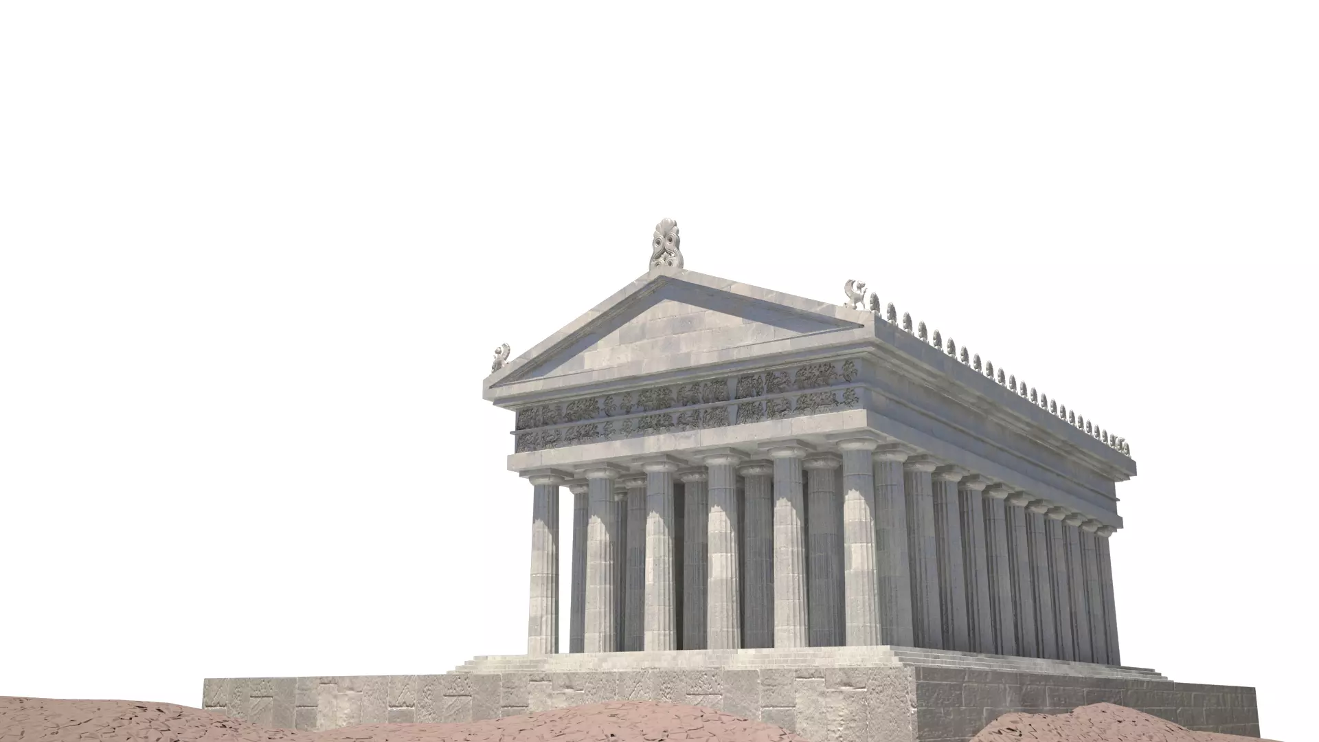 ATHENA TEMPLE 3D model_0