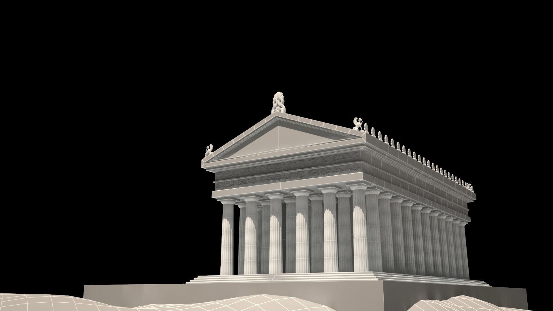 ATHENA TEMPLE 3D model_1
