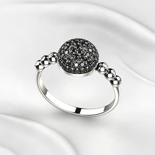 Rhodium Plating Gold Ring 3D print model