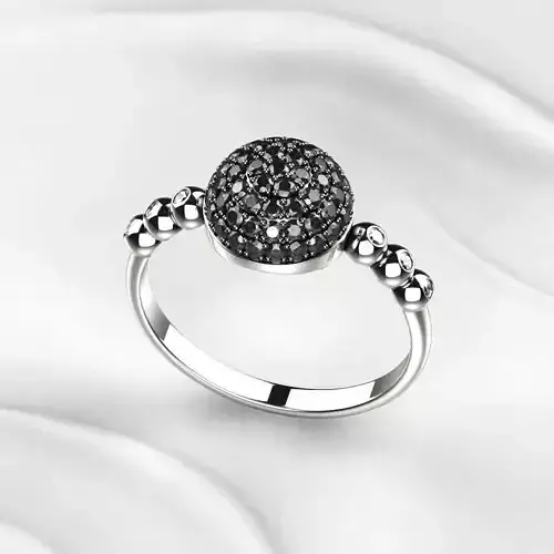 Rhodium Plating Gold Ring 3D print model