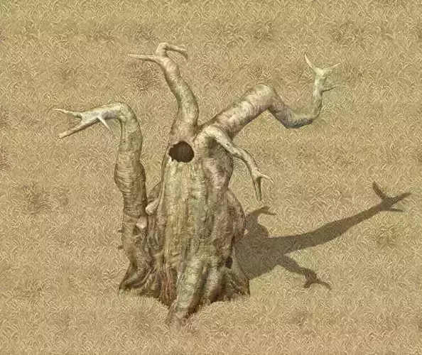 Cartoon version - grudge bag tree