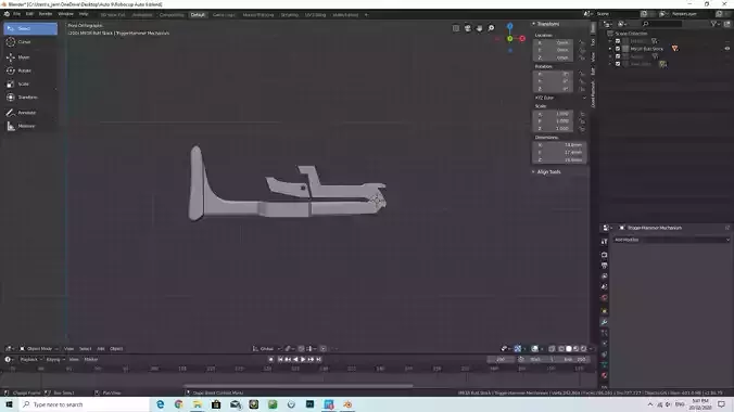 M93R and Stock Pack 3D print model M93R and Stock Pack 3D print model