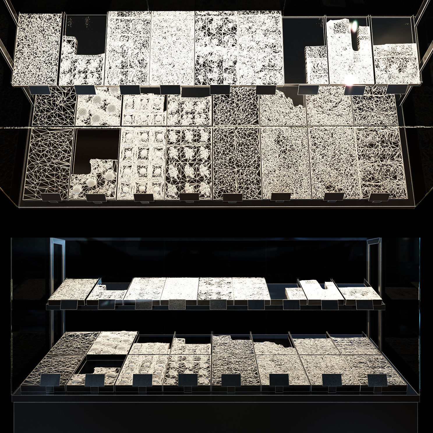 Confectionery showcase 3D model_1