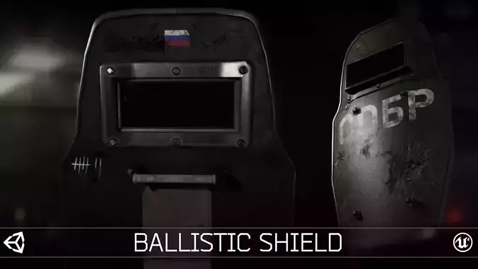 Ballistic Shield - Game Ready