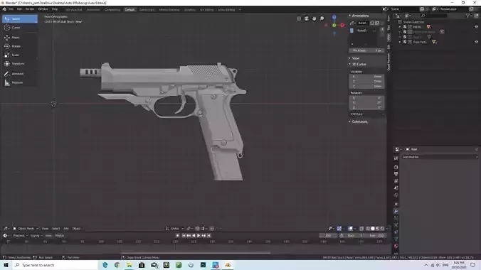 M93R plus Stock plus Auto 9 Accessories Pack 3D print model