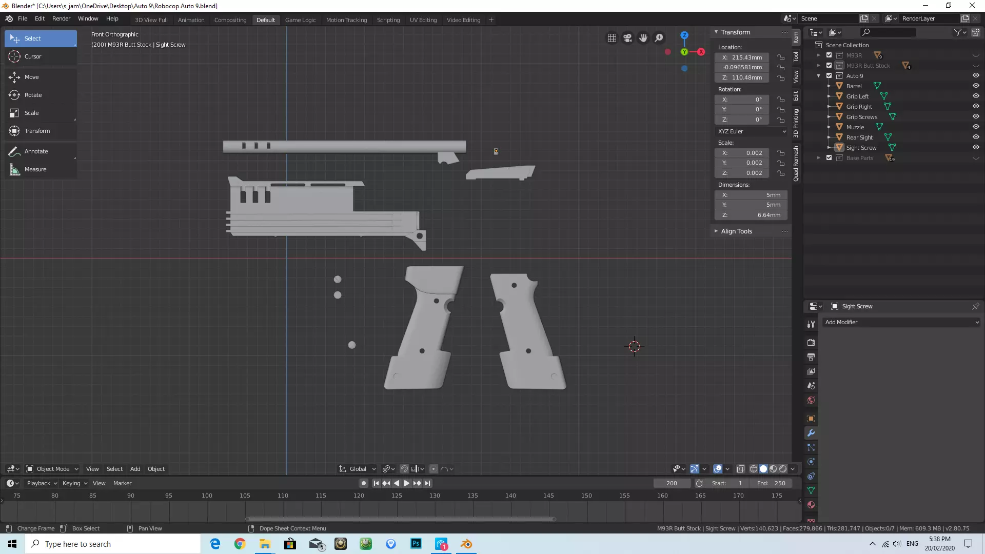 Auto 9 from Robocop Accessories 3D print model_0