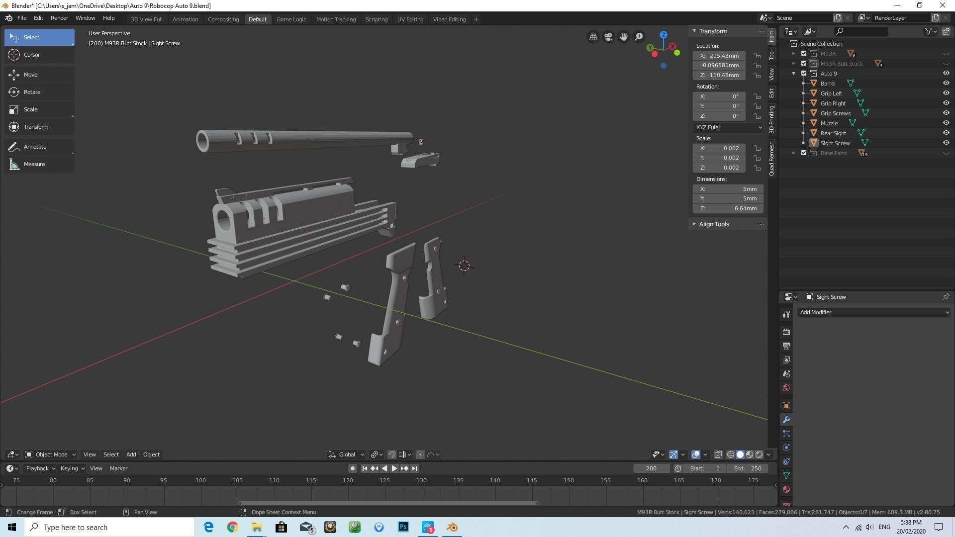 Auto 9 from Robocop Accessories 3D print model_1