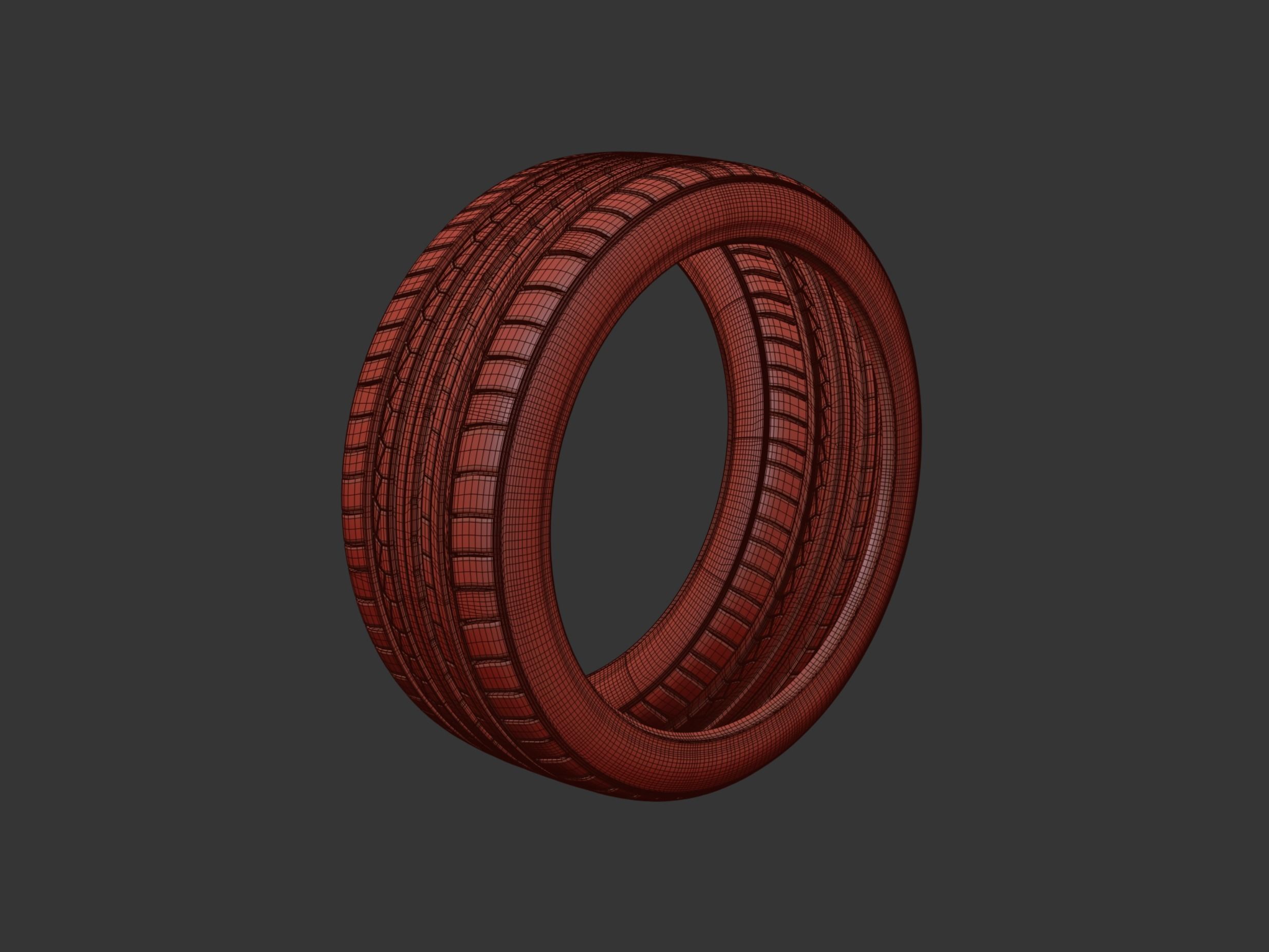 Tyre Dunlop 3D model_5