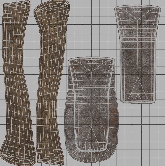 Axe for Games Low-poly 3D model_4