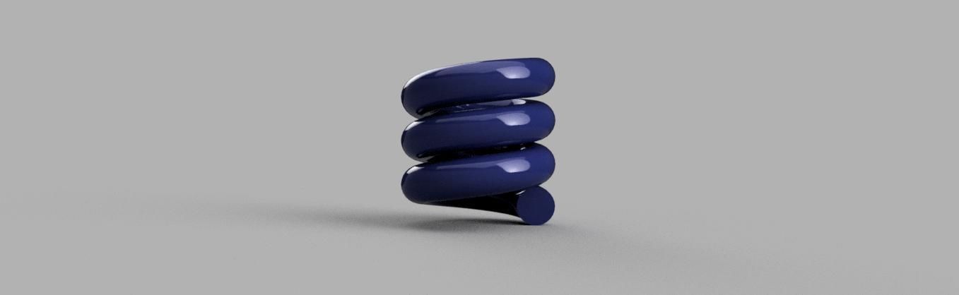 Complex geometric shapes 3D print model_40