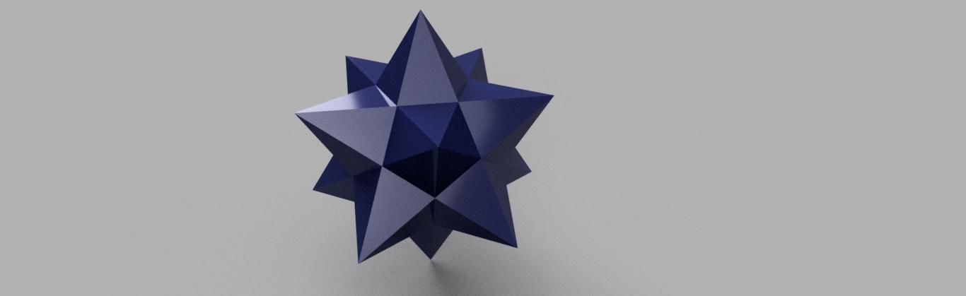 Complex geometric shapes 3D print model_27
