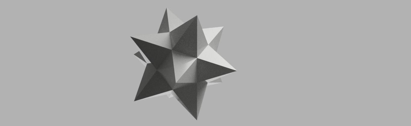 Complex geometric shapes 3D print model_26