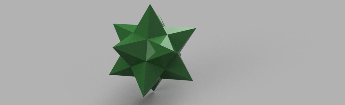 Complex geometric shapes 3D print model_24