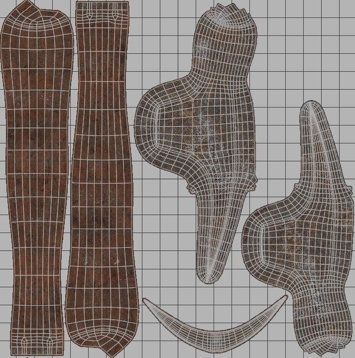 Hammer for Games Low-poly 3D model_4