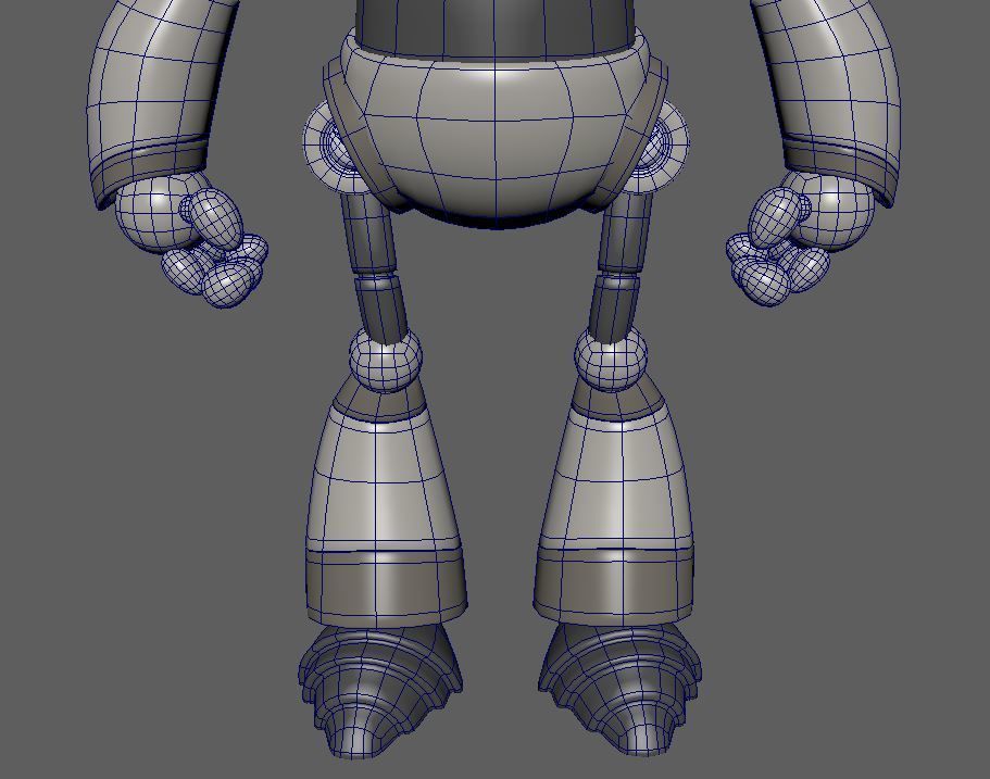 Little Robot Low-poly 3D model_12