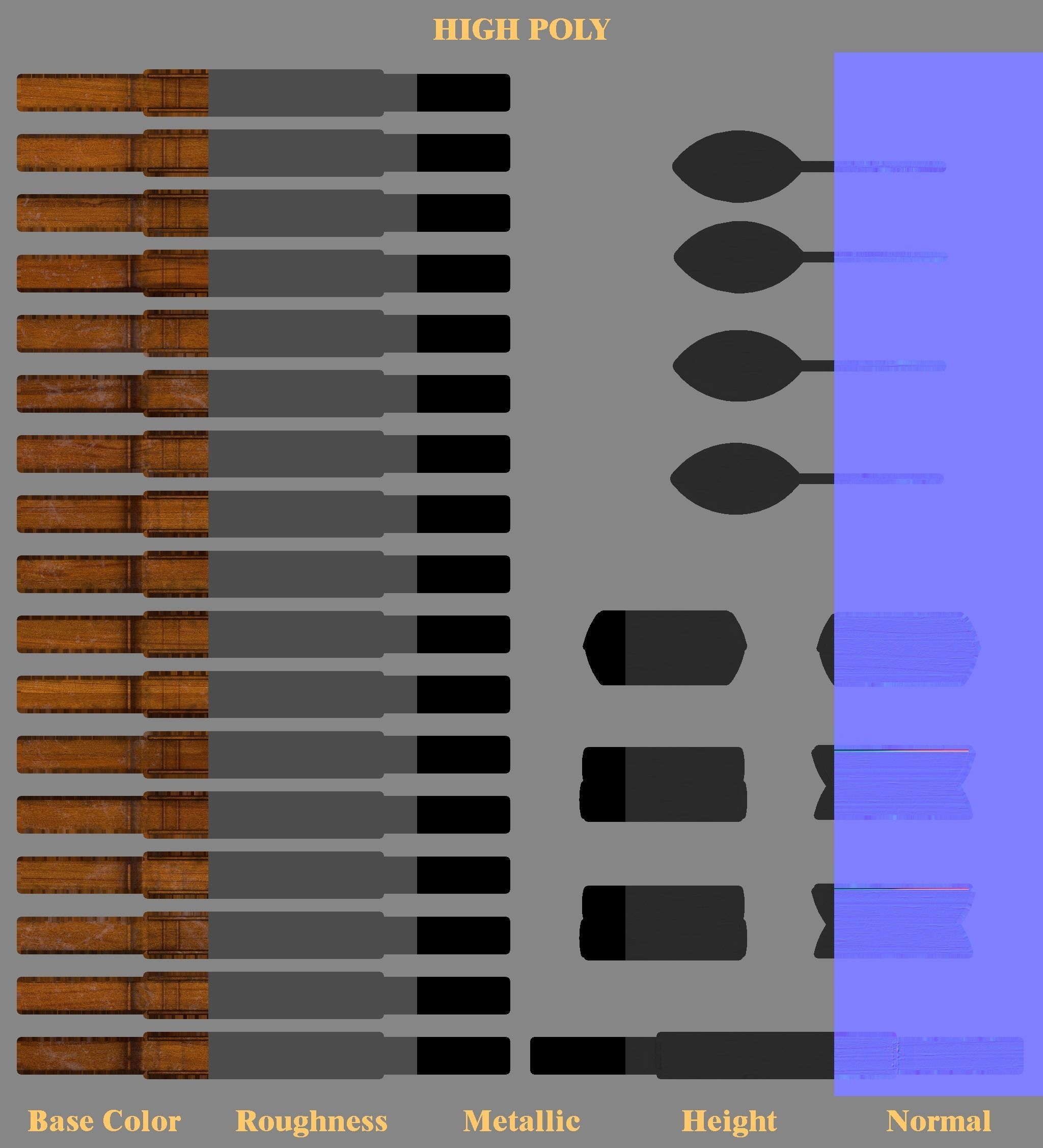 Drinking Barrel Low-poly 3D model_8