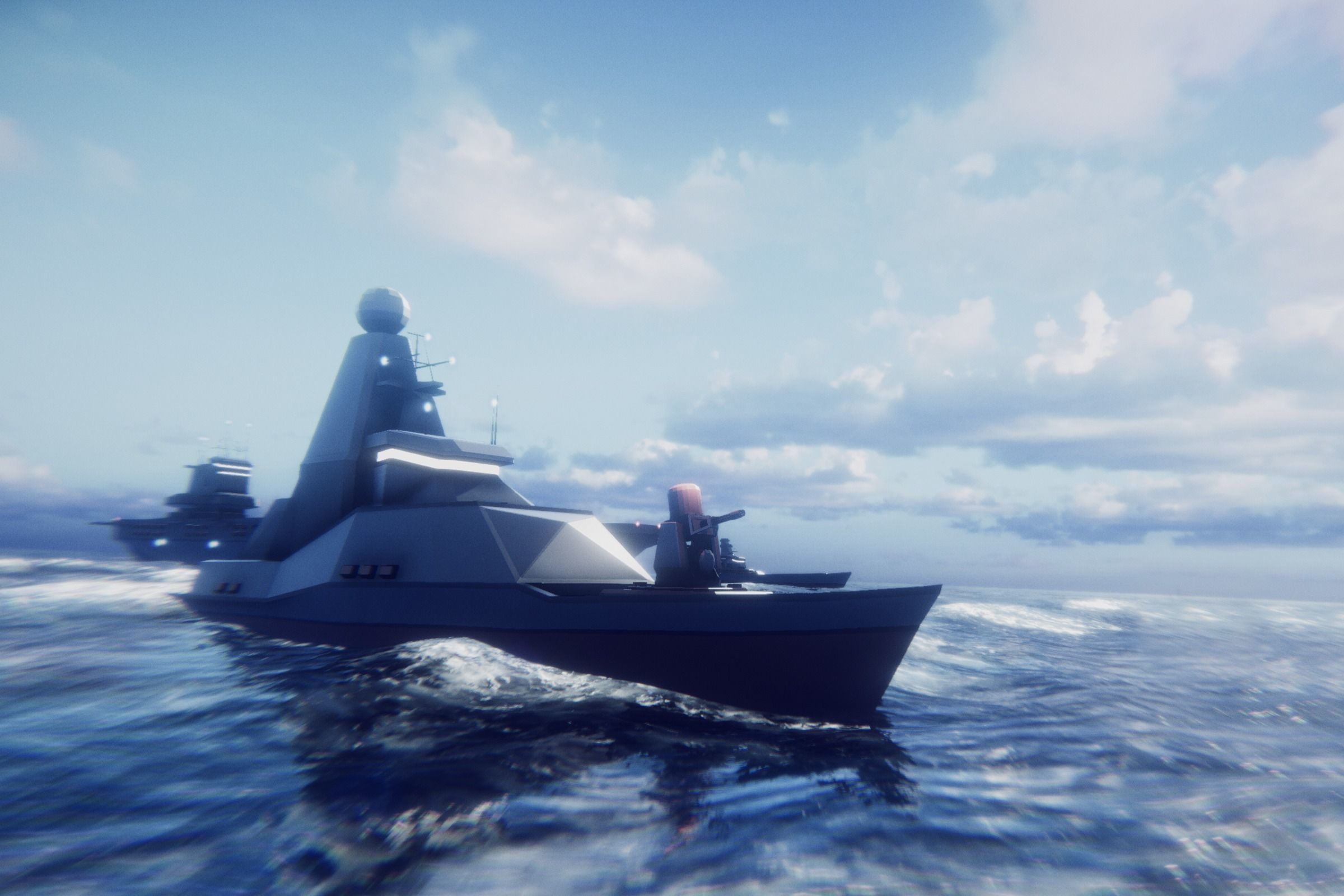 Poly Fleet Low-poly 3D model_19