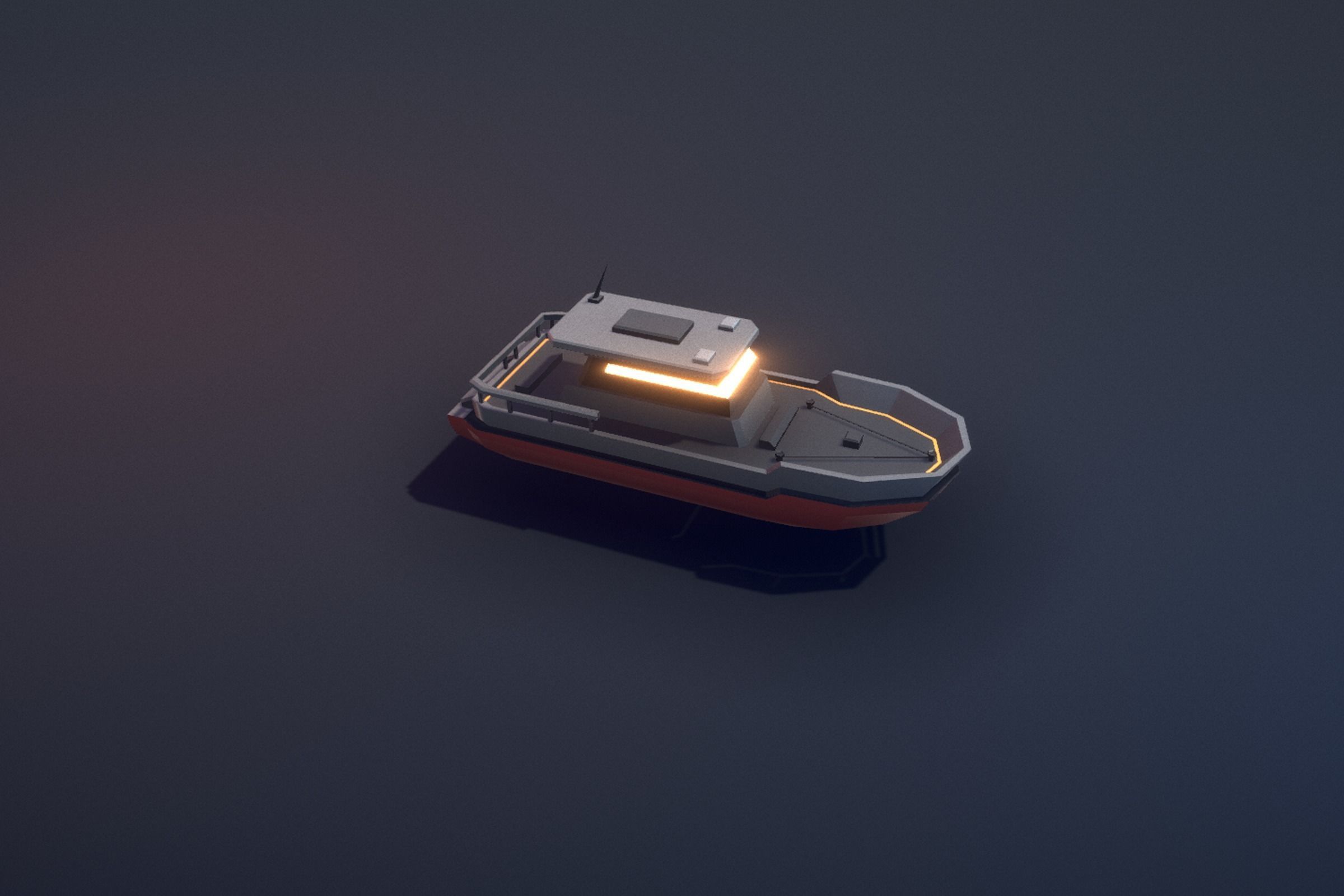 Poly Fleet Low-poly 3D model_9