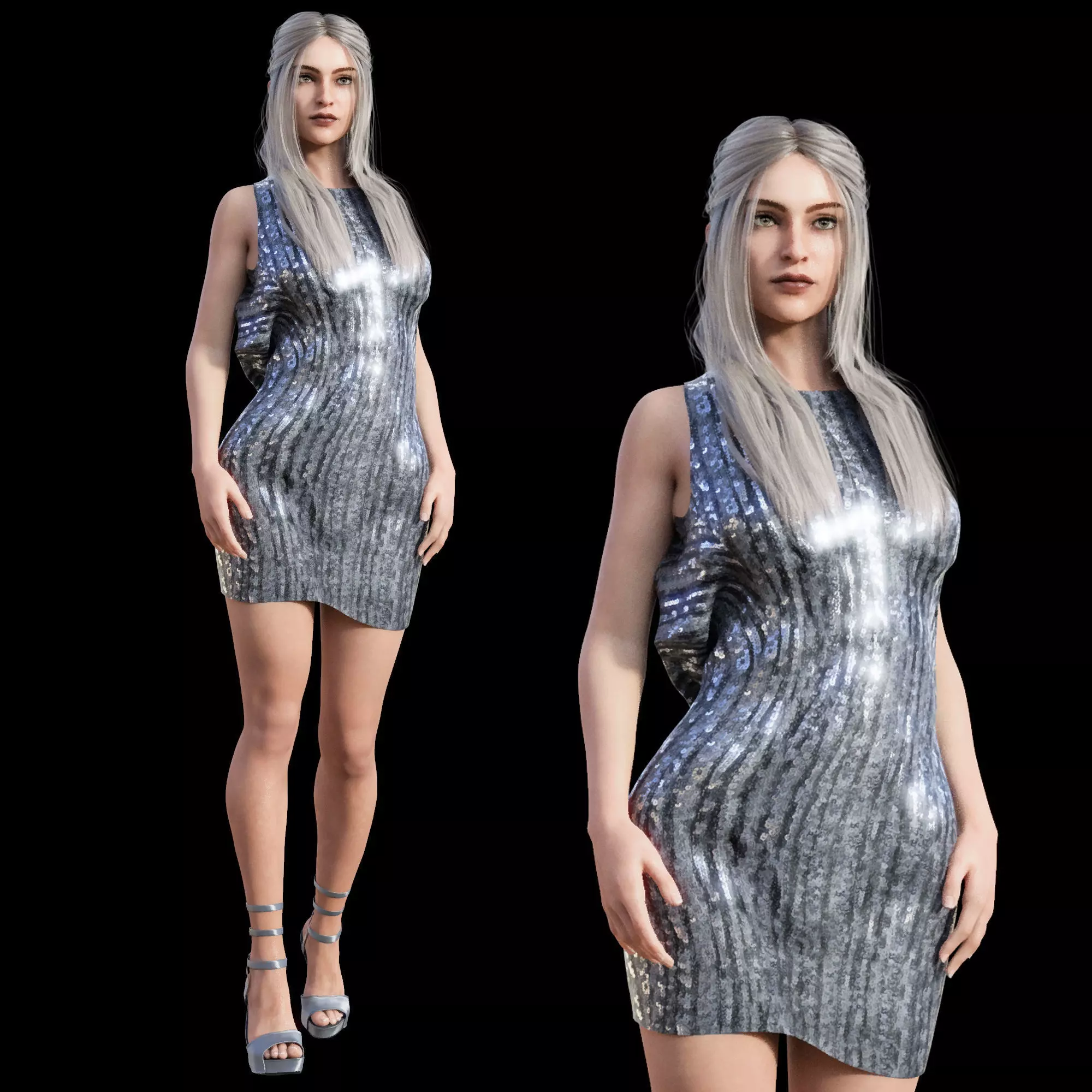 Girl 04 3D model