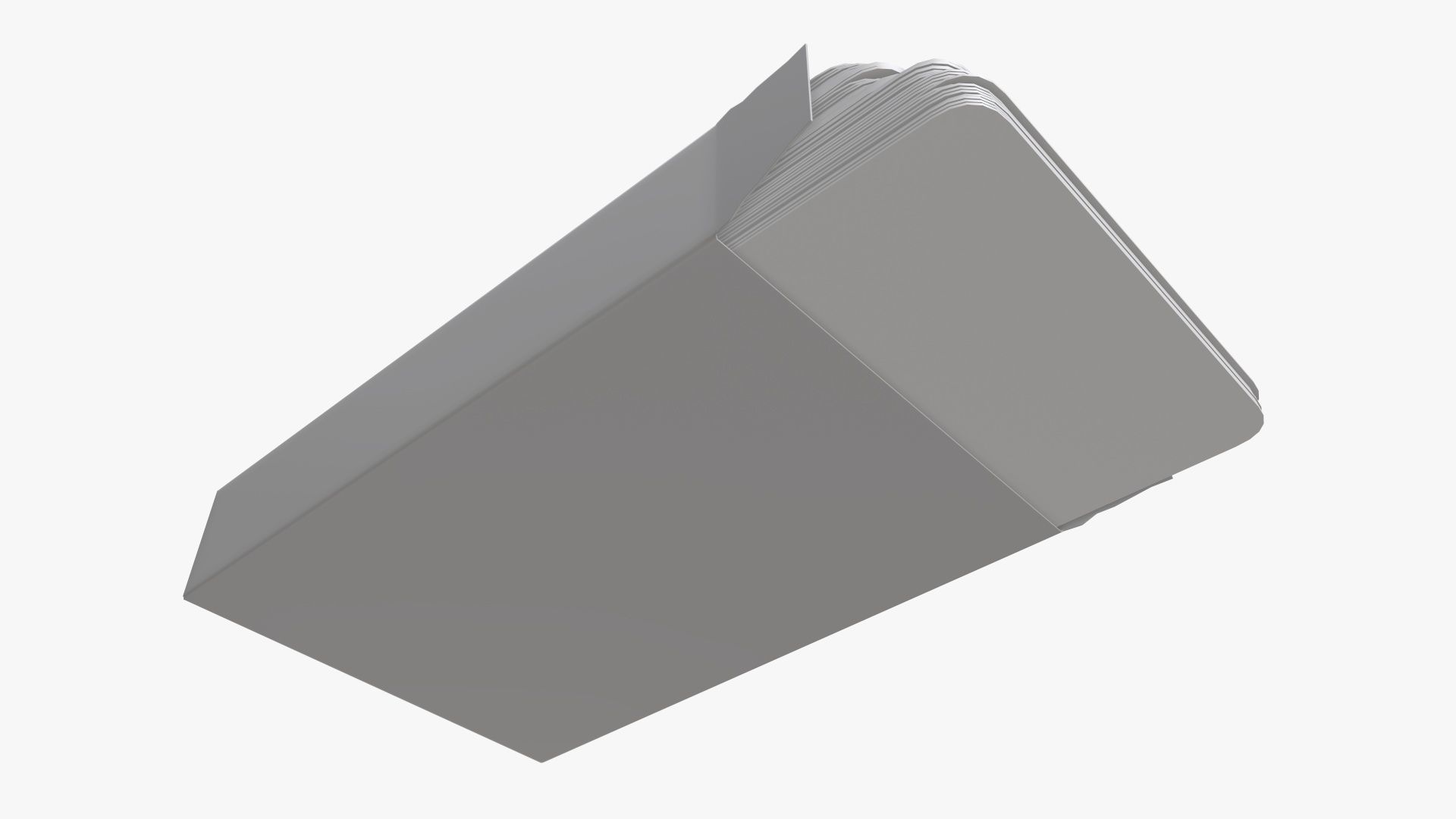 Playing cards in a box opened 3D model_4