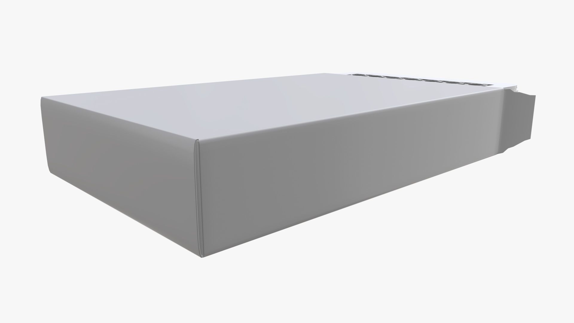 Playing cards in a box opened 3D model_2