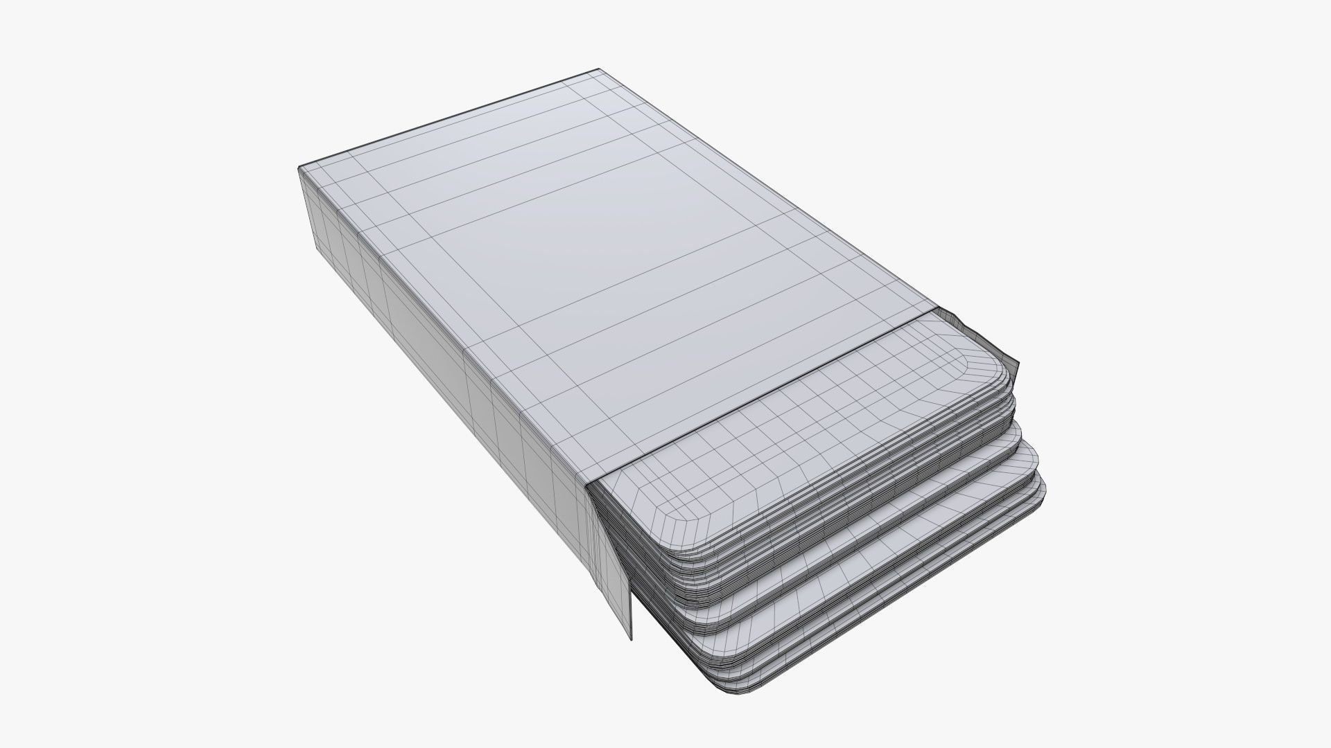 Playing cards in a box opened 3D model_5