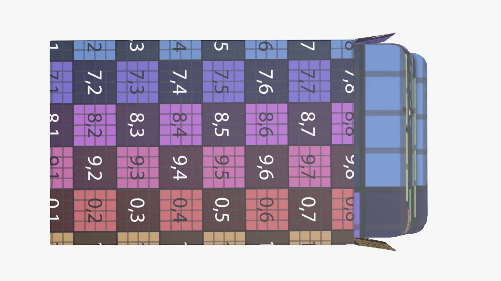 Playing cards in a box opened 3D model_13