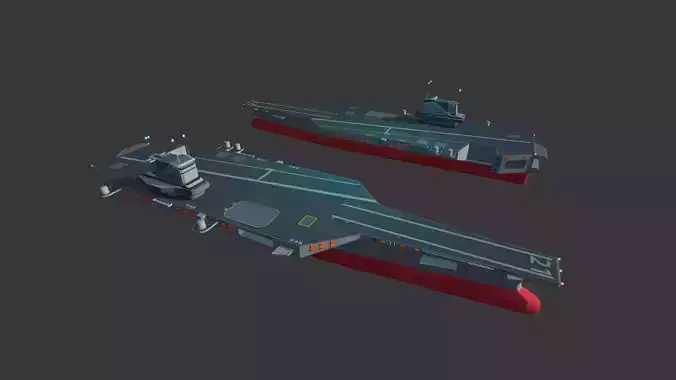 stylized Air Craft carrier
