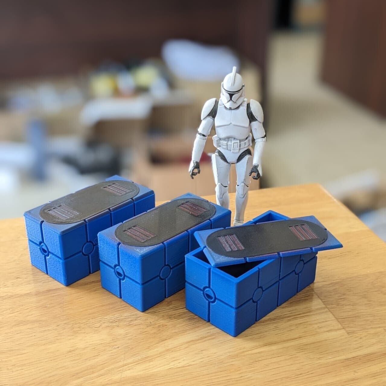 Scanning Crate with open lid 1-12 scale Blackseries  3D print model_29