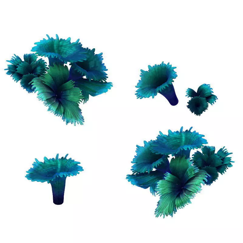 Game Model - Hanging Garden - Tianjing Coral 02 3D model