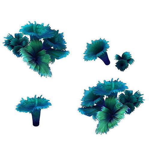 Game Model - Hanging Garden - Tianjing Coral 02 3D model