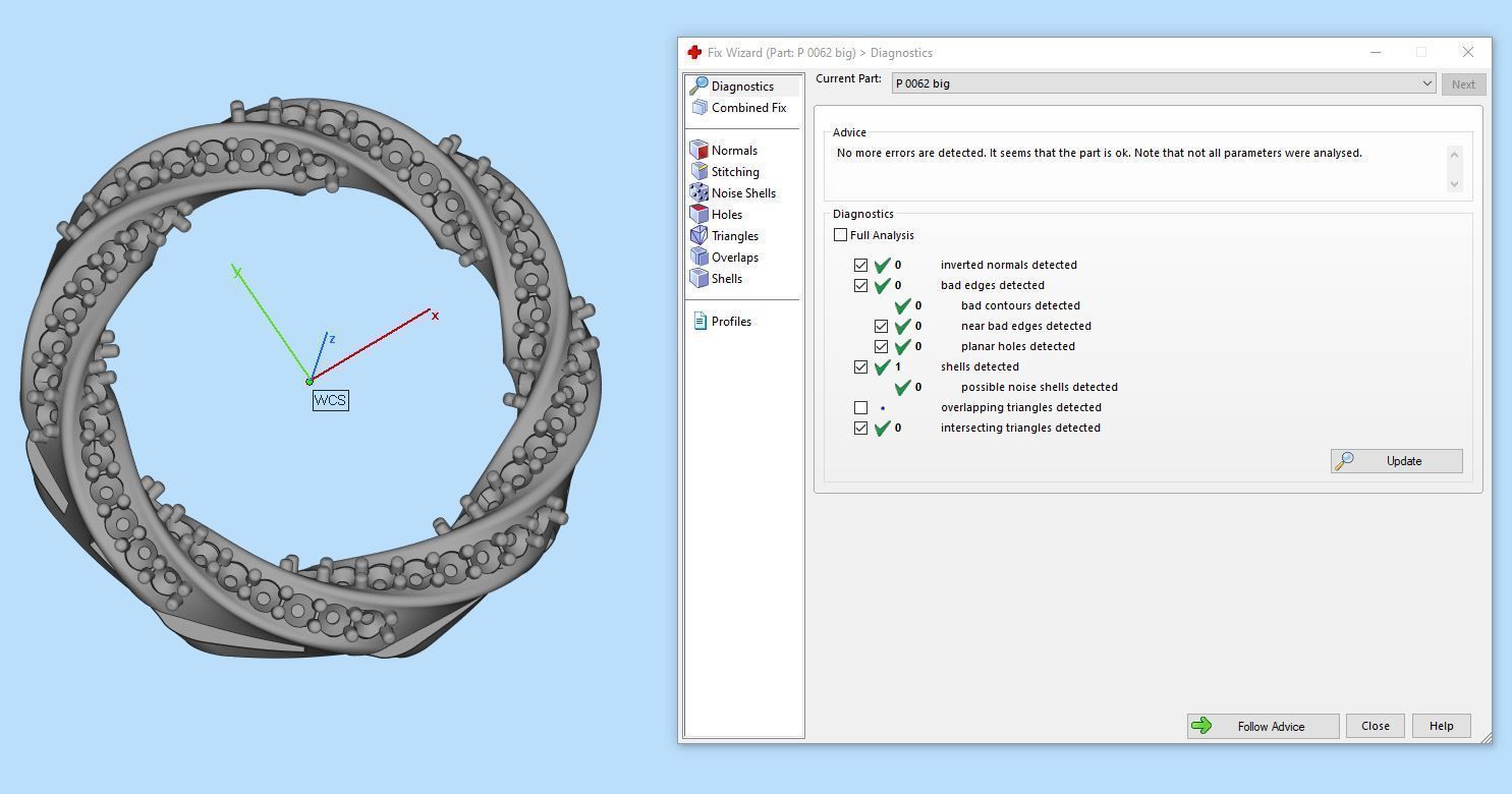 Jewelry Spiralle Pendant with stones 3D print model_6