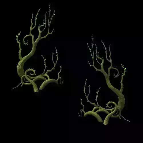 Game Model - Hanging Garden - Cloud Tree 01