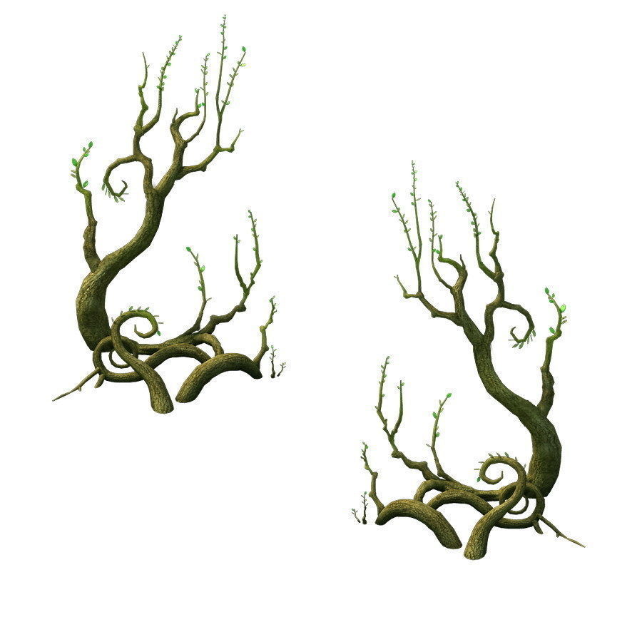 Game Model - Hanging Garden - Cloud Tree 01 3D model_2