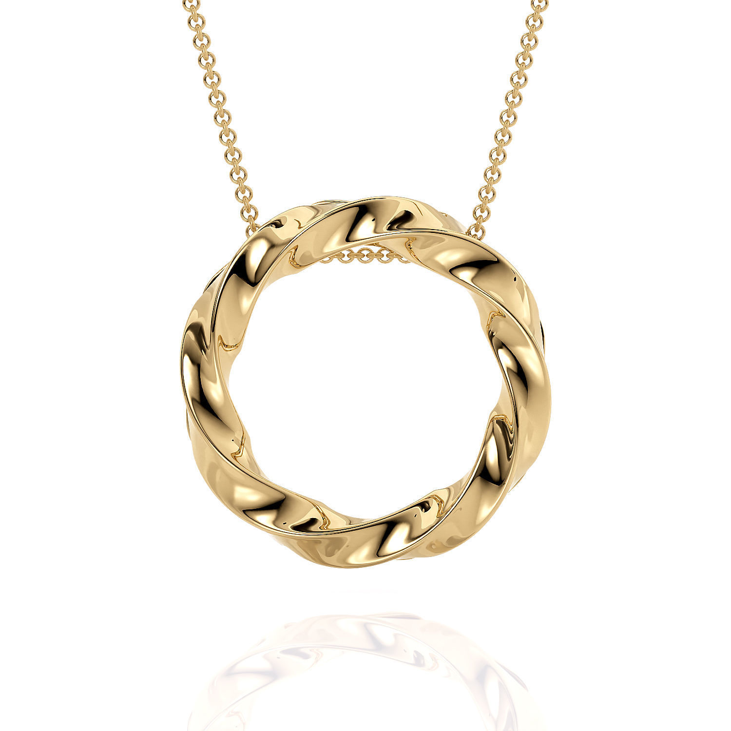 Jewelry Spiralle Pendant Printable model 3D print model_9