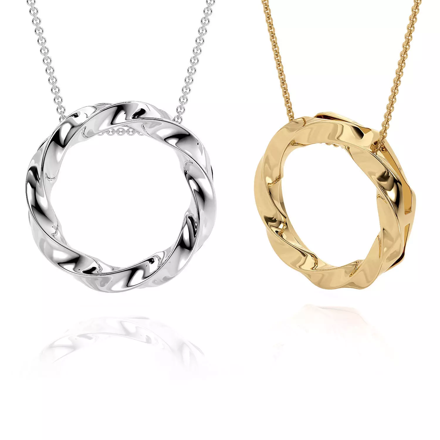 Jewelry Spiralle Pendant Printable model 3D print model_0