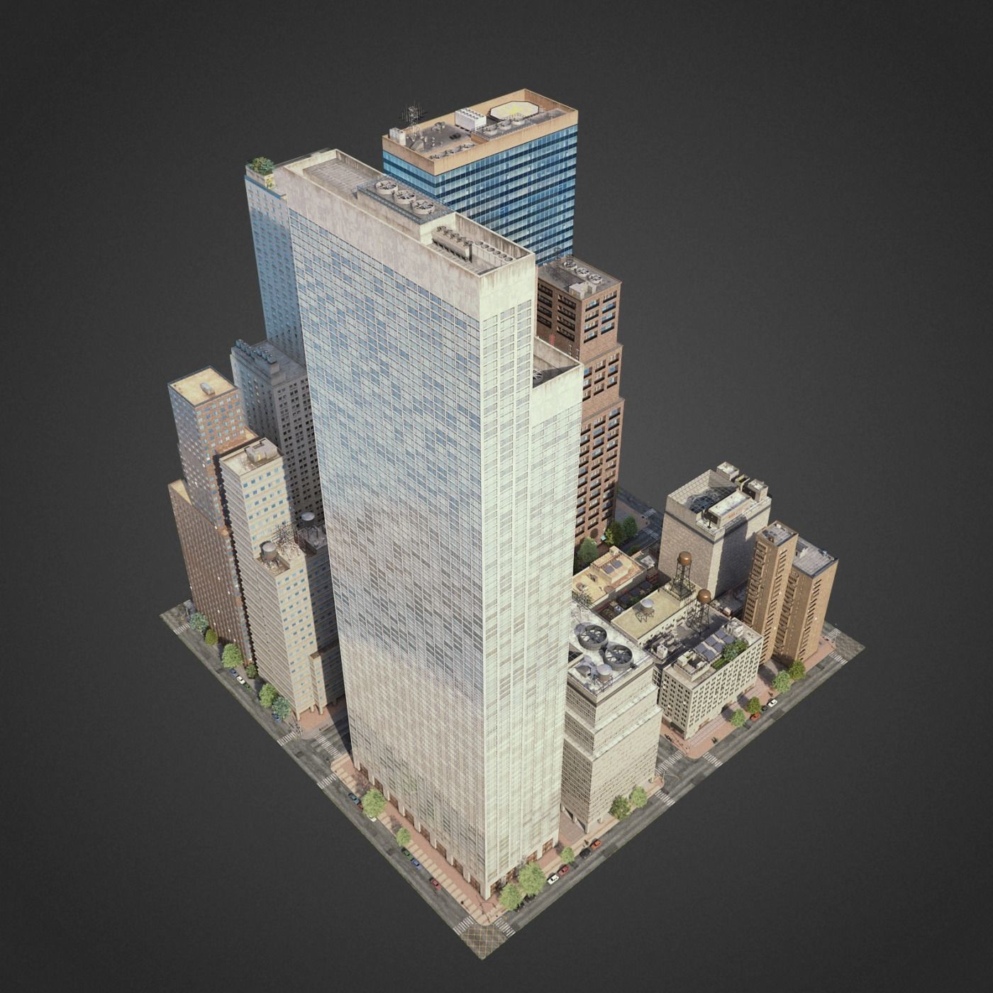 City District H18-A21 3D model_1