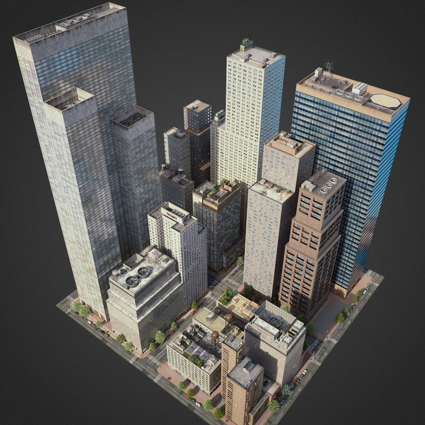 City District H18-A21 3D model_3