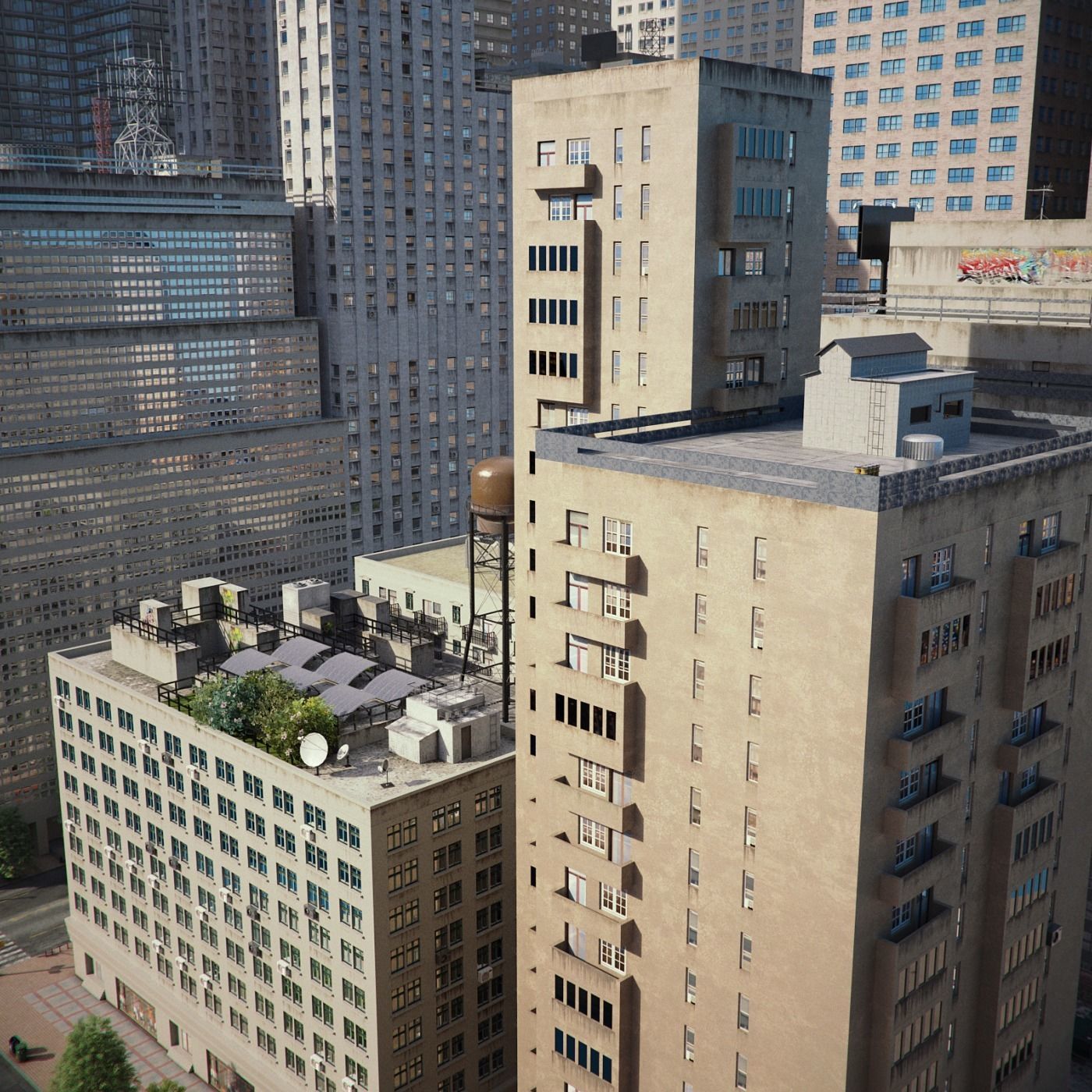 City District H18-A21 3D model_4