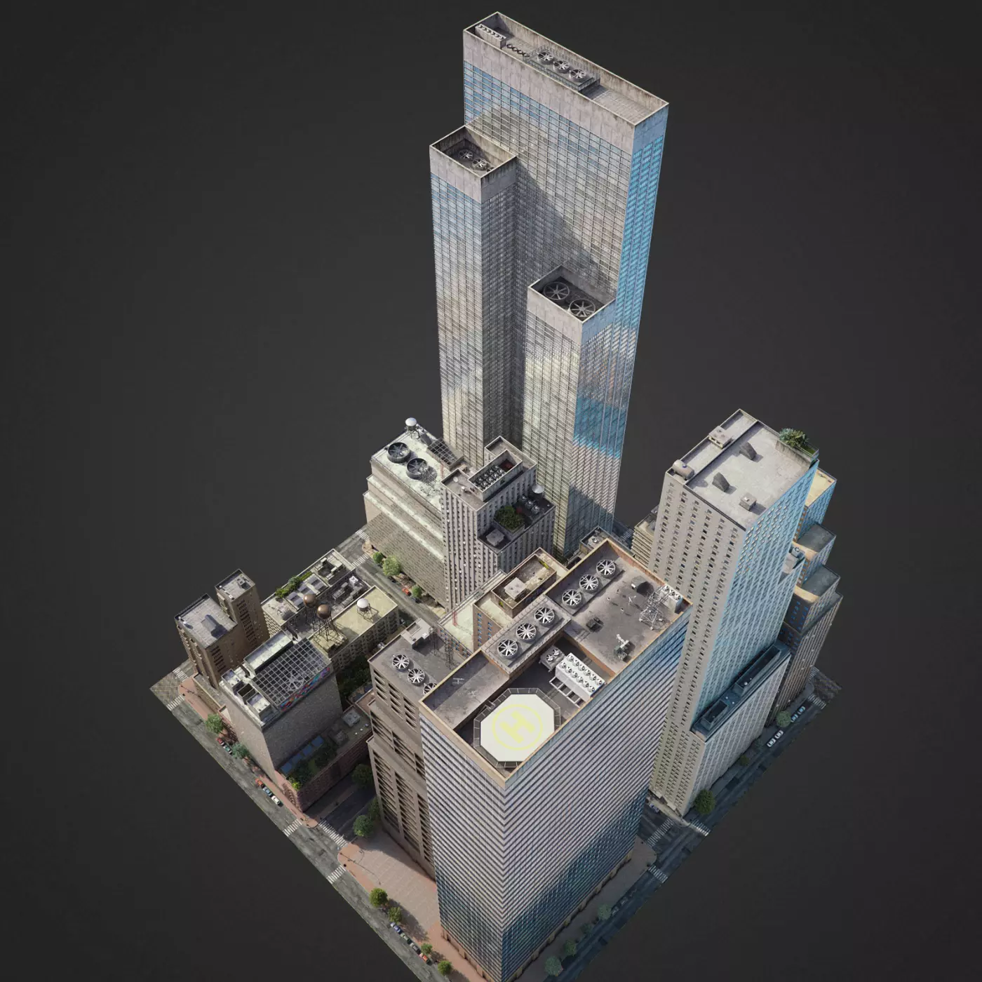 City District H18-A21 3D model_0