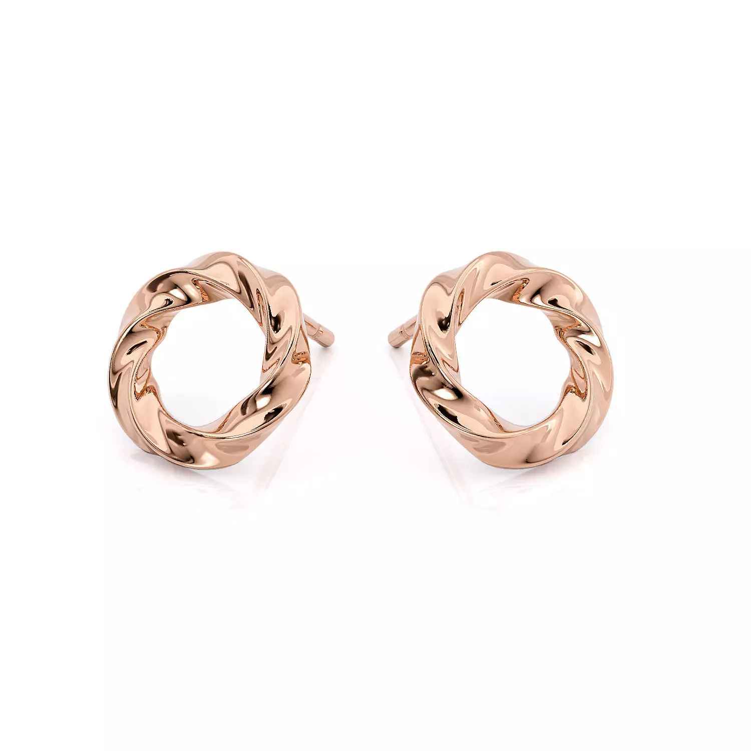 Jewelry Spiralle Earring Printable model 3D print model_0