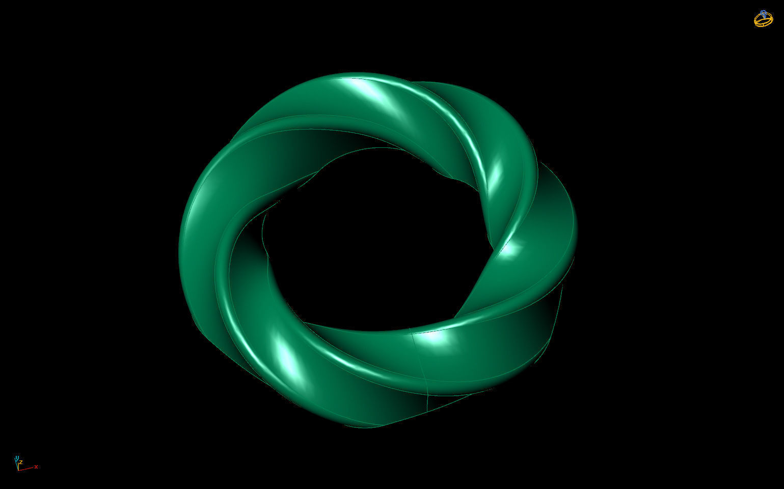 Jewelry Spiralle Earring Printable model 3D print model_2